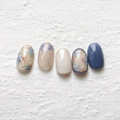 復古油畫花
